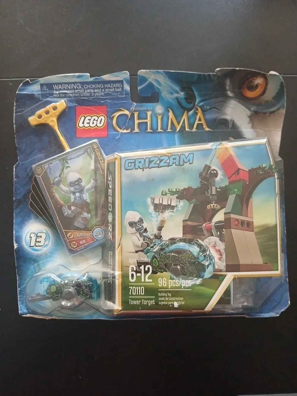 LEGO LEGENDS OF CHIMA: Tower Target (70110) GRIZZAM SEALED